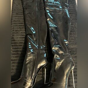 High boots on top of the
knee